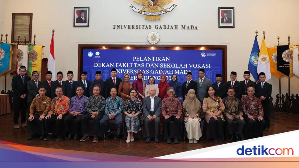 Daftar Lengkap Dekan UGM Periode 2026-2031 yang Baru Dilantik