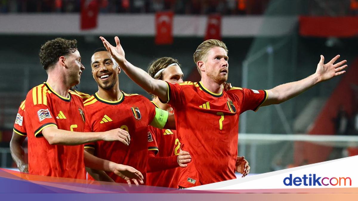 Belgium defeat Turkey 3-0 in UEFA Nations League as De Bruyne scores twice