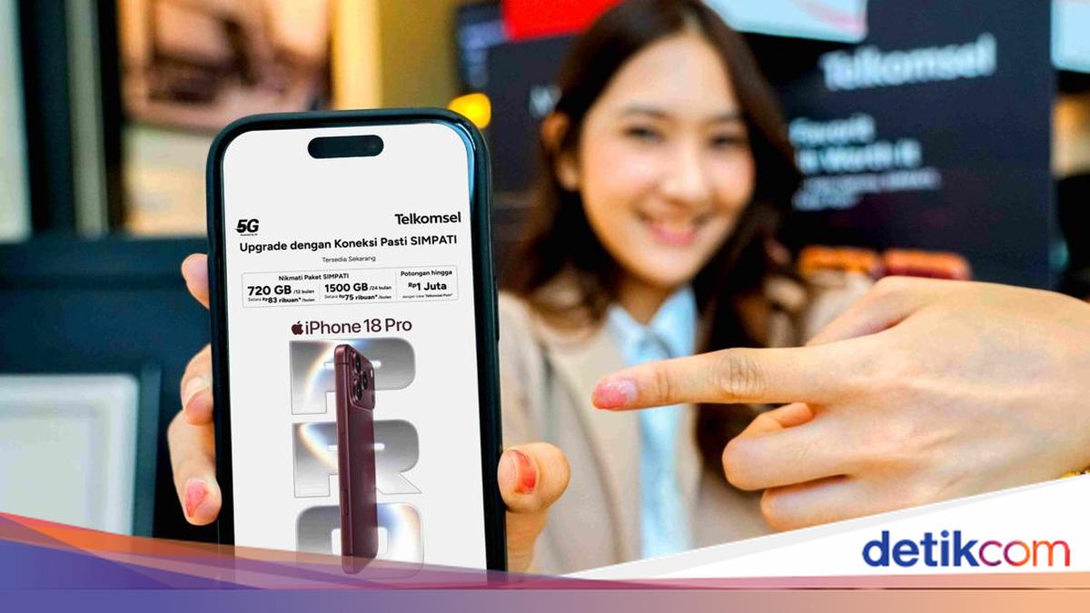 Bundling iPhone 18 Pro Telkomsel, Diskon hingga Rp 1 Juta