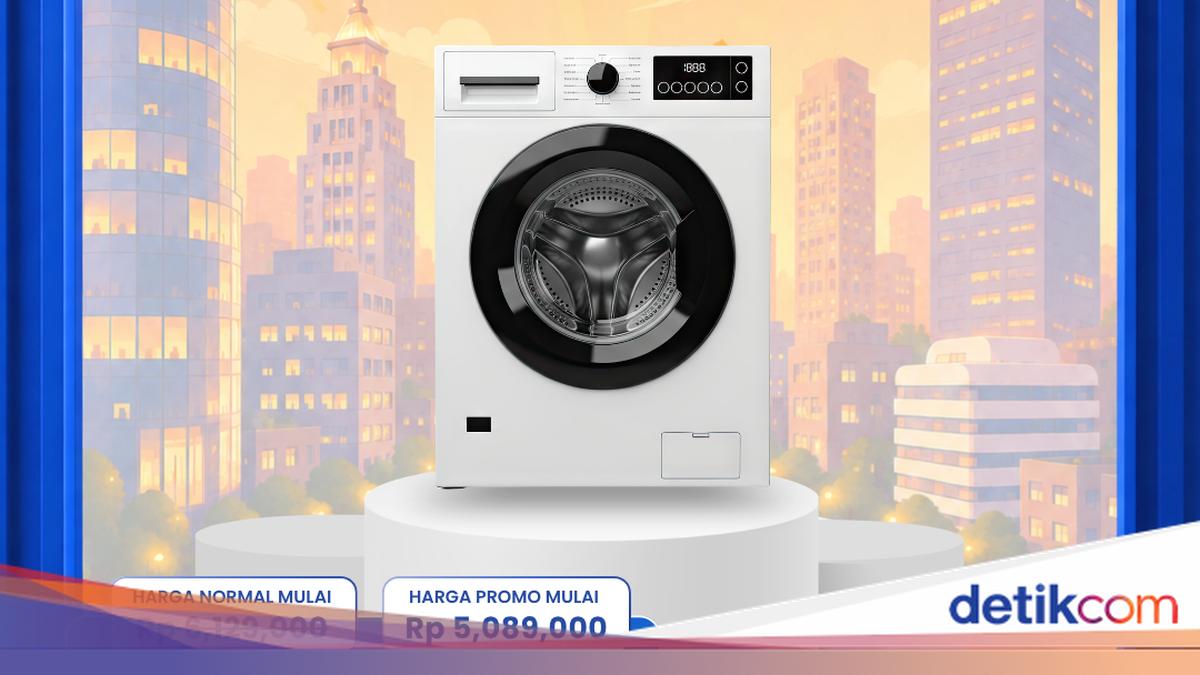 Diskon Asyik Mesin Cuci Front Load 7KG di Transmart Full Day Sale!