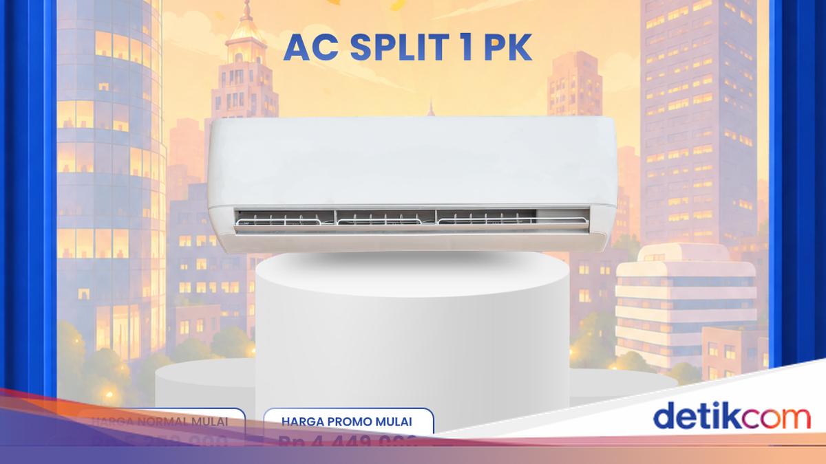 Sejuk Pakai AC Split 1 PK, Didiskon di Transmart Full Day Sale