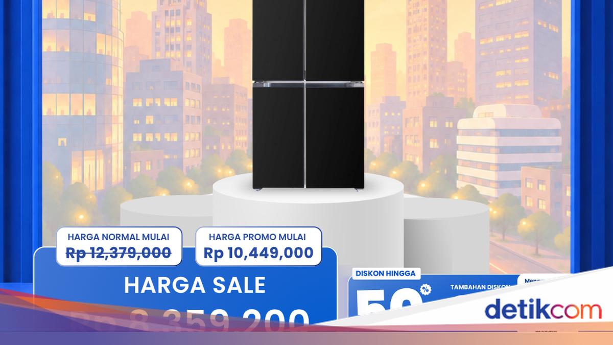 Kulkas SBS 480L Diskon Gede di Transmart Full Day Sale!