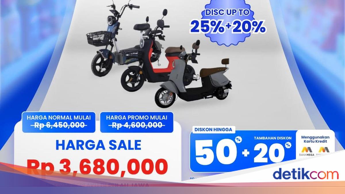 Sepeda Listrik Ada Diskon Menarik di Transmart Full Day Sale