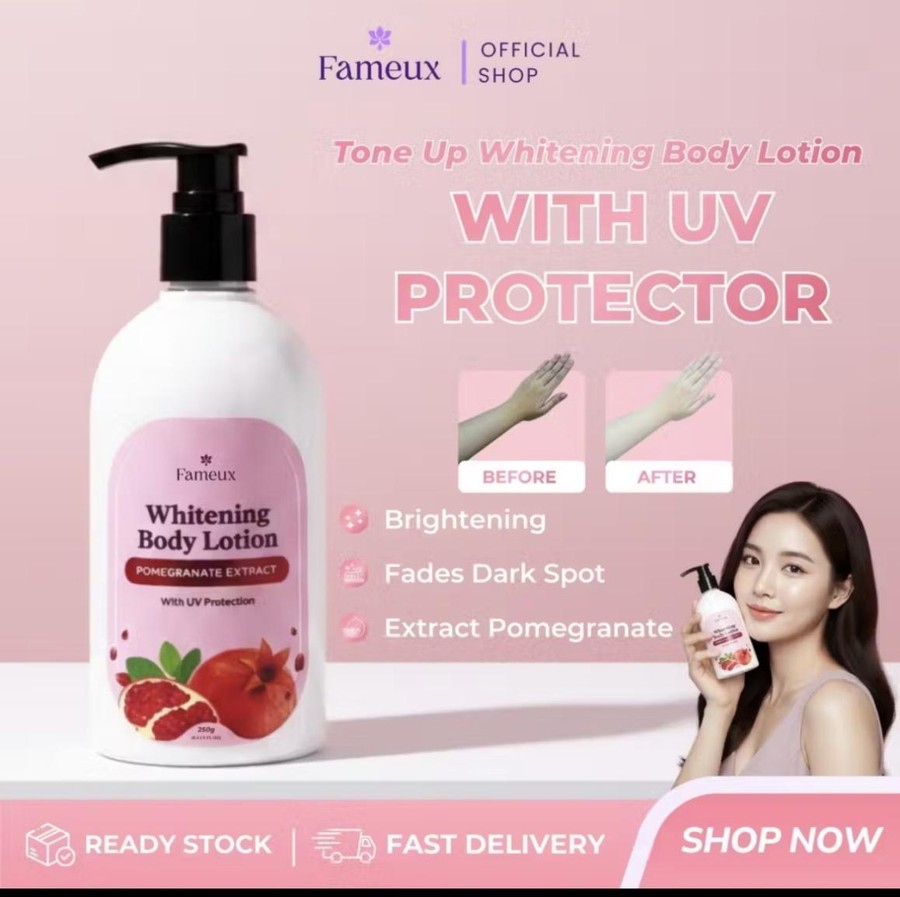Fameux Whitening Lotion Pomegranate