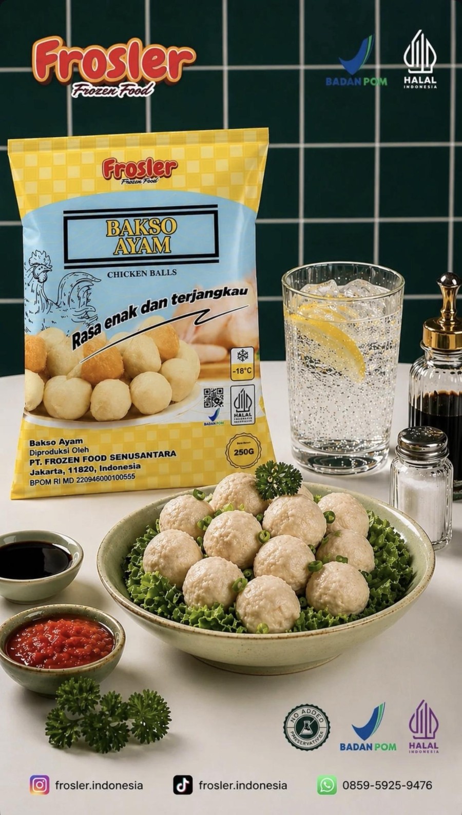 Bakso Ayam Premium Frosler