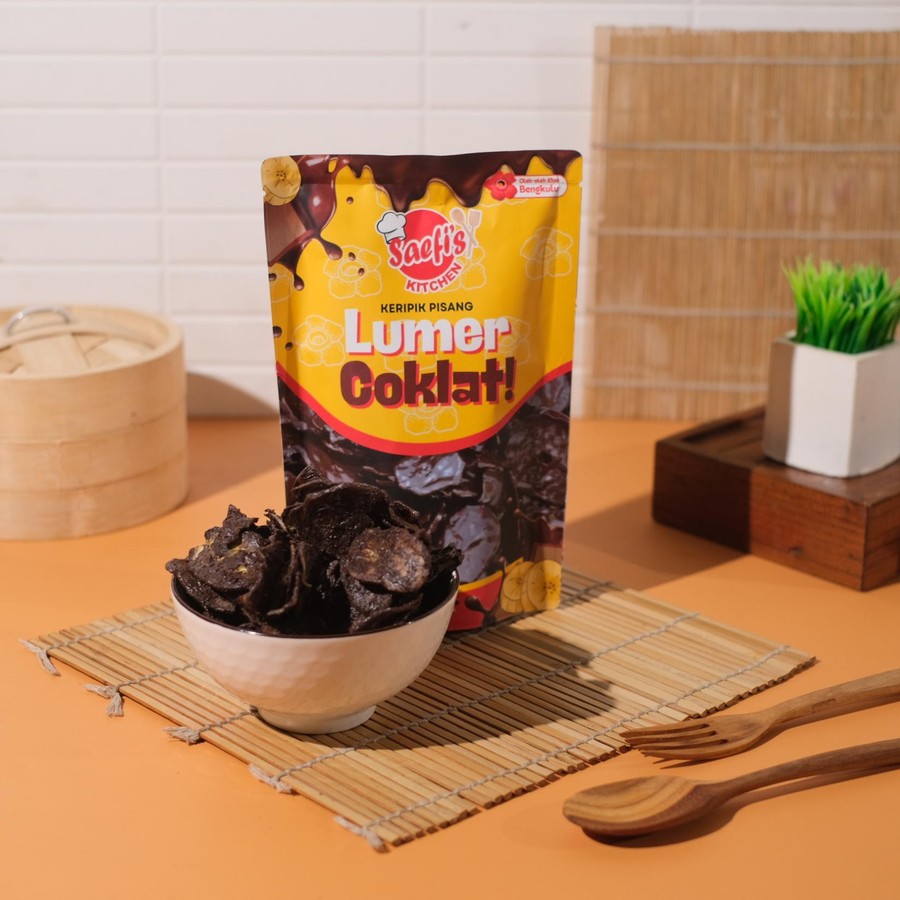 Keripik Pisang Lumer Coklat Saefis