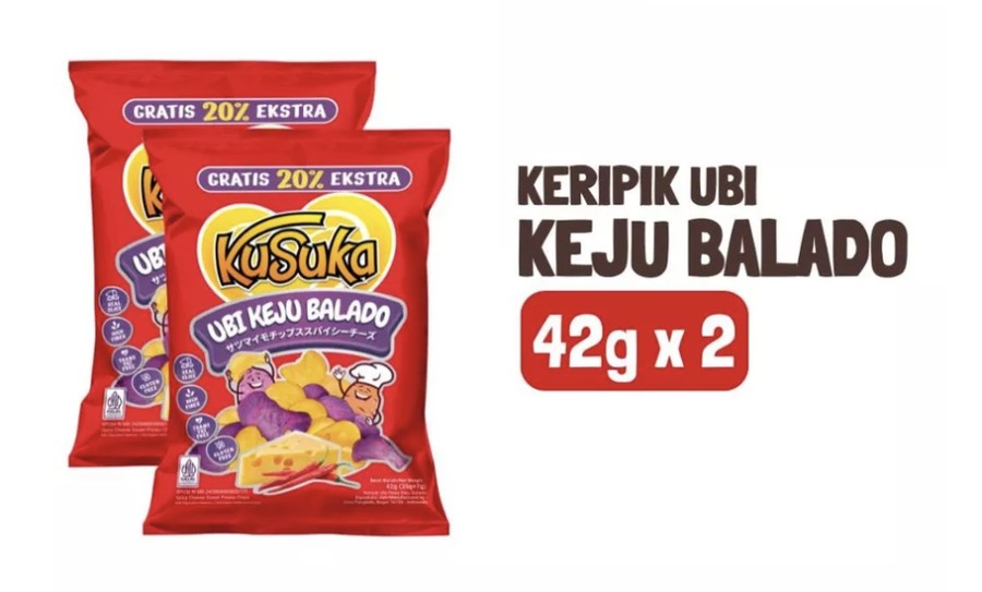 Kusuka Ubi Keju Balado 42g