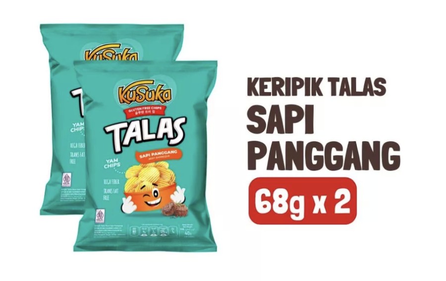 ⁠Kusuka Talas Sapi Panggang 40g