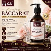 She MAX Sabun Cuci Tangan Baccarat Premium
