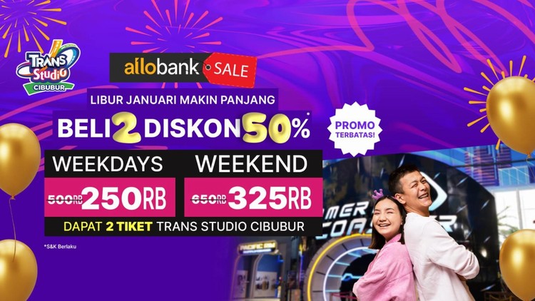 Libur Januari Makin Panjang, Serunya Eksplor Wahana di Trans Studio Cibubur!