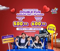 Beragam Promo Februari di Trans Studio Cibubur, Ajak Lebih Banyak Bayar Lebih Hemat!