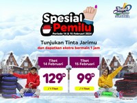 Tunjukkan Tinta Jarimu dan Nikmati Ekstra Satu Jam Bermain di Trans Snow World Surabaya!