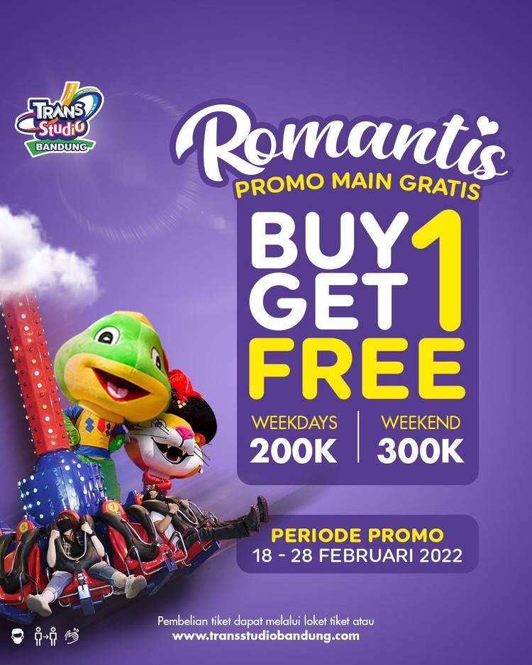 Moment Romantis? Jangan ditolak apalagi kalo di Trans Studio Bandung