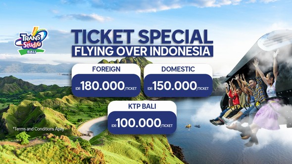 Ticket Special Flying Over Indonesia!