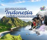 Flying Over Indonesia, Soar Over Wonderful Indonesia with Flying Theatre Experience!