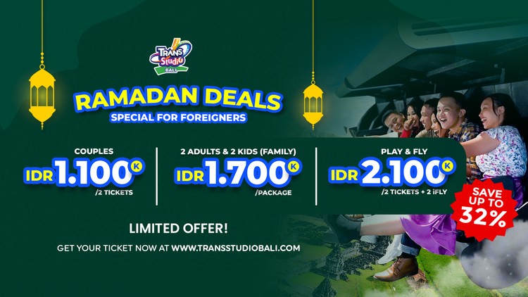 Discover Ramadan Special Deals for Unforgettable Adventures at Trans Studio Theme Park Bali!