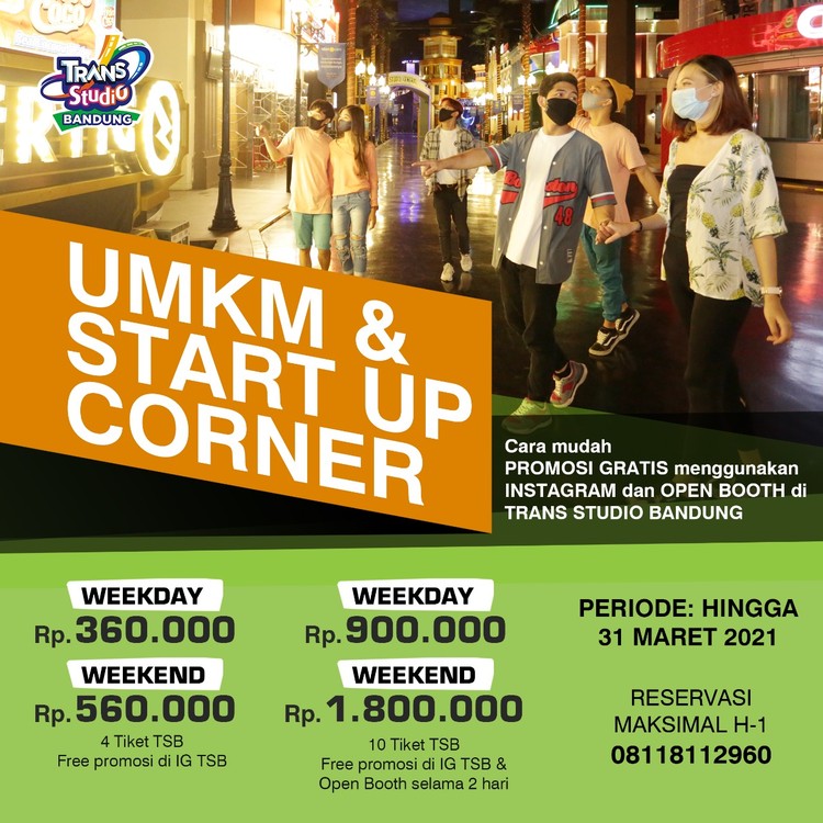 Dukung para UMKM Untuk Berkembang, Ada Program Menarik di Trans Studio Bandung