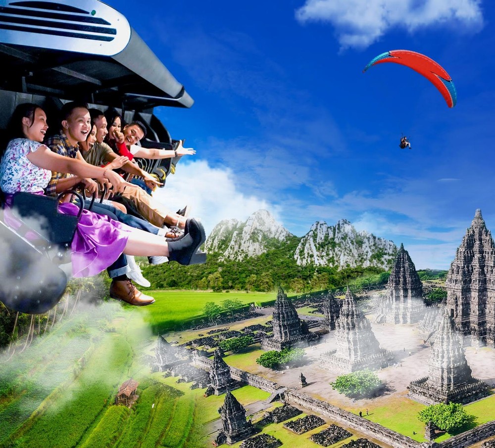 Flying Over Indonesia, the Biggest Flying Theater in Asia!