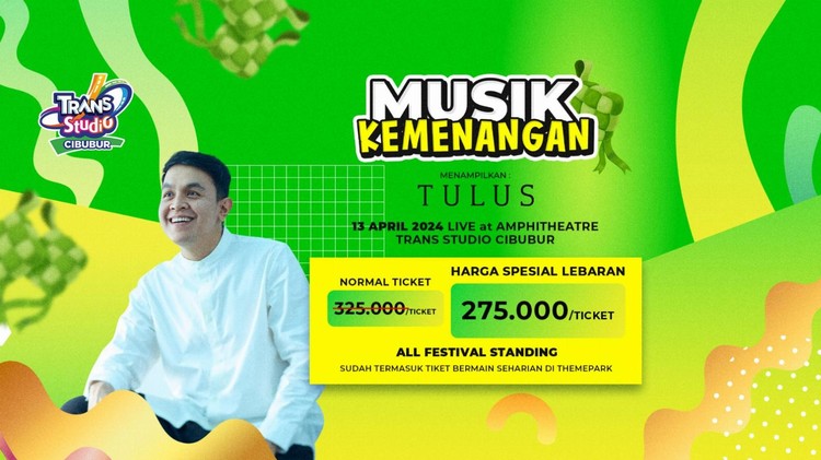 Rayakan Hari Raya Dengan Musik Kemenangan Bersama TULUS