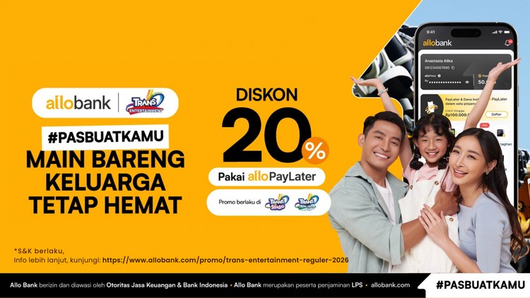 Main Puas, Bayar Pas! Nikmati Tambahan Diskon Hingga 20% Di Seluruh Trans Entertainment Dengan Allo Pay Later