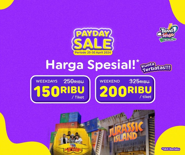 PROMO PAYDAY SALE, JALAN-JALAN HEMAT SAAT GAJIAN!