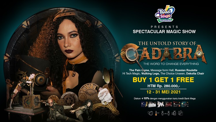 Libur Lebaran di Trans Studio Bandung, ada show sulap spektakuler “ The Untold Story of CADABRA”
