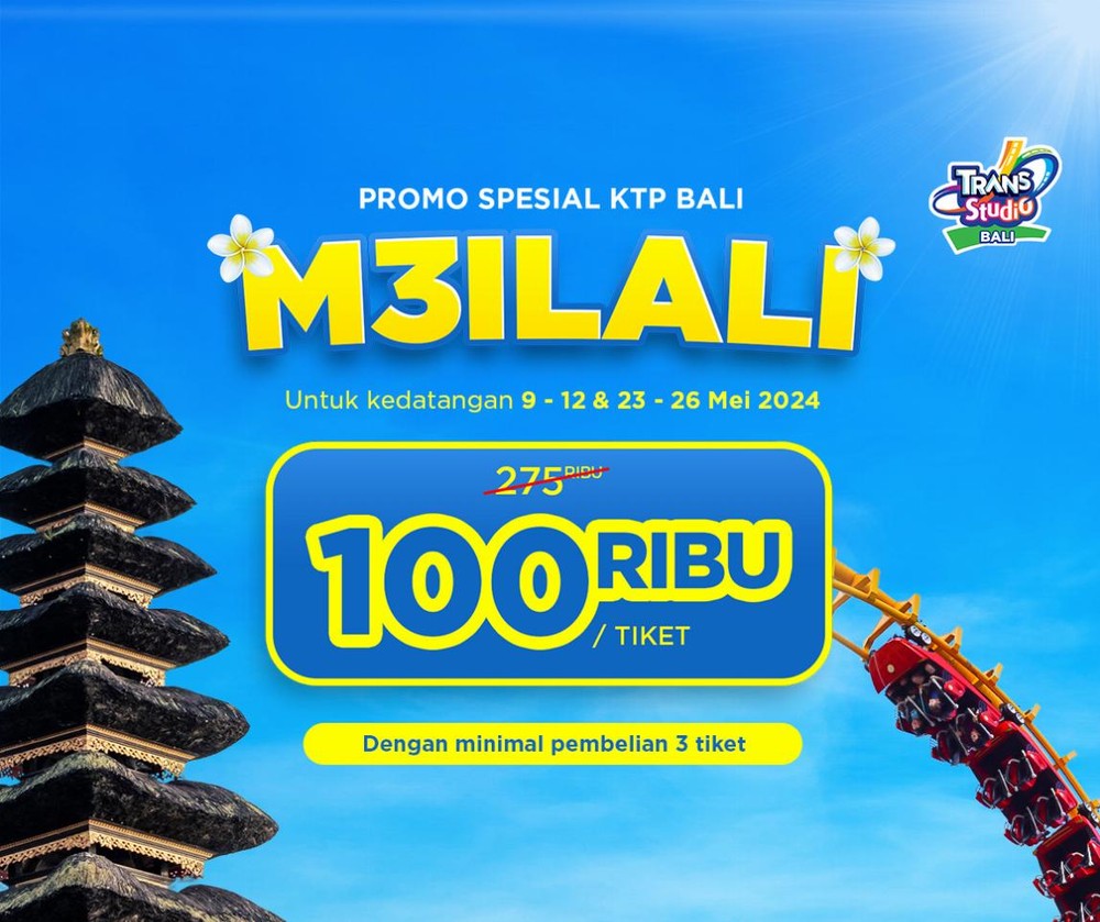 May Long Holiday, Serbu Promo “M3ILALI” KTP Bali Khusus Kedatangan 23 - 26 Mei 2024!