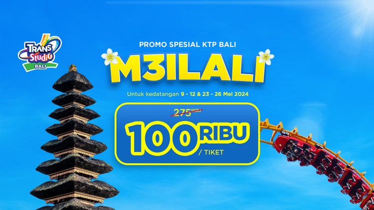 Mei Long Holiday, Serbu Promo “M3ILALI” KTP Bali Khusus Kedatangan 23 - 26 Mei 2024!