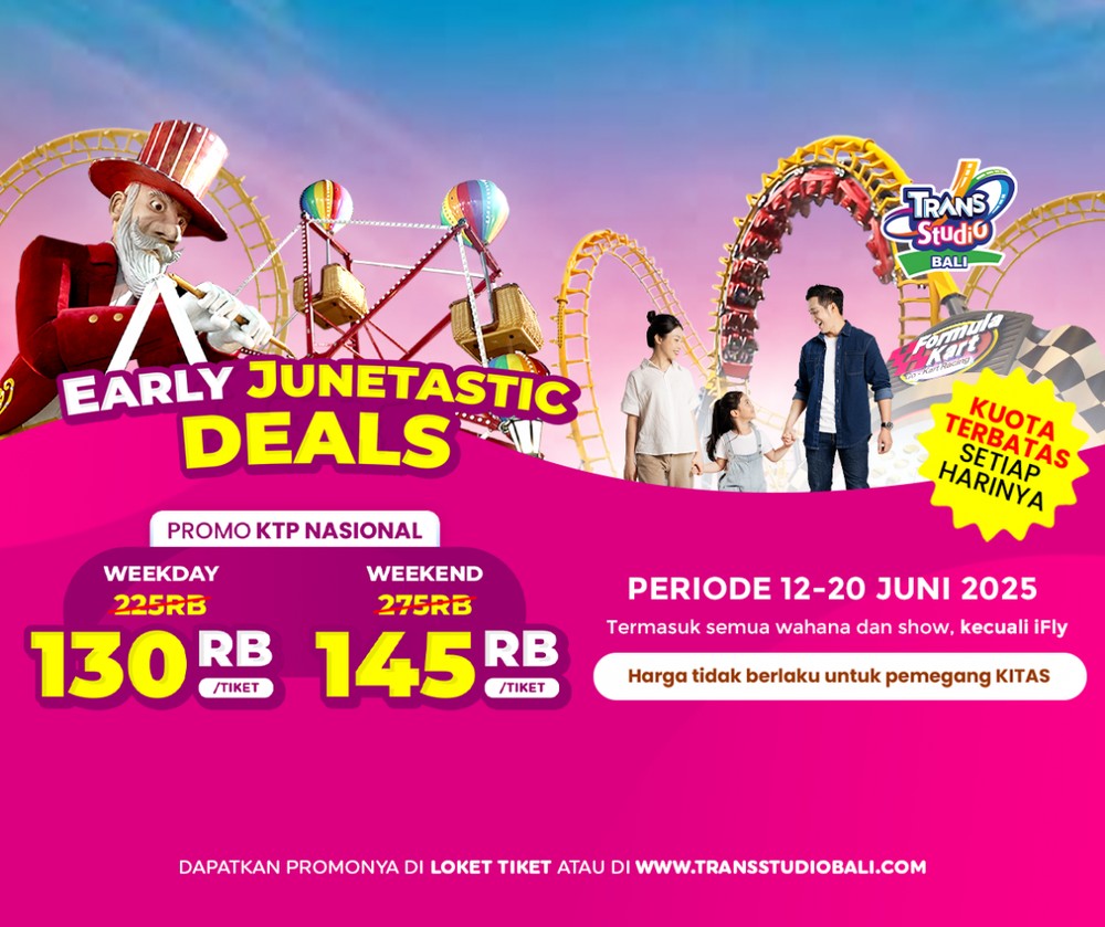 Early Junetastic Deals Buat Kamu yang Lagi Liburan ke Bali!