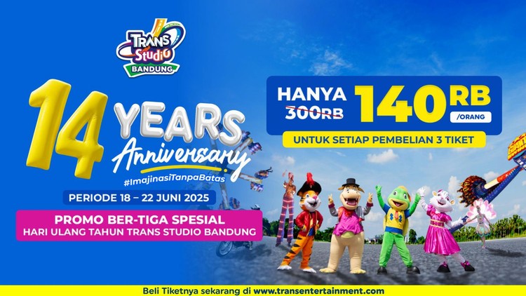 Satu Dekade Lebih Trans Studio Bandung Telah Menjadi Destinasi Hiburan Penuh Kebahagiaan