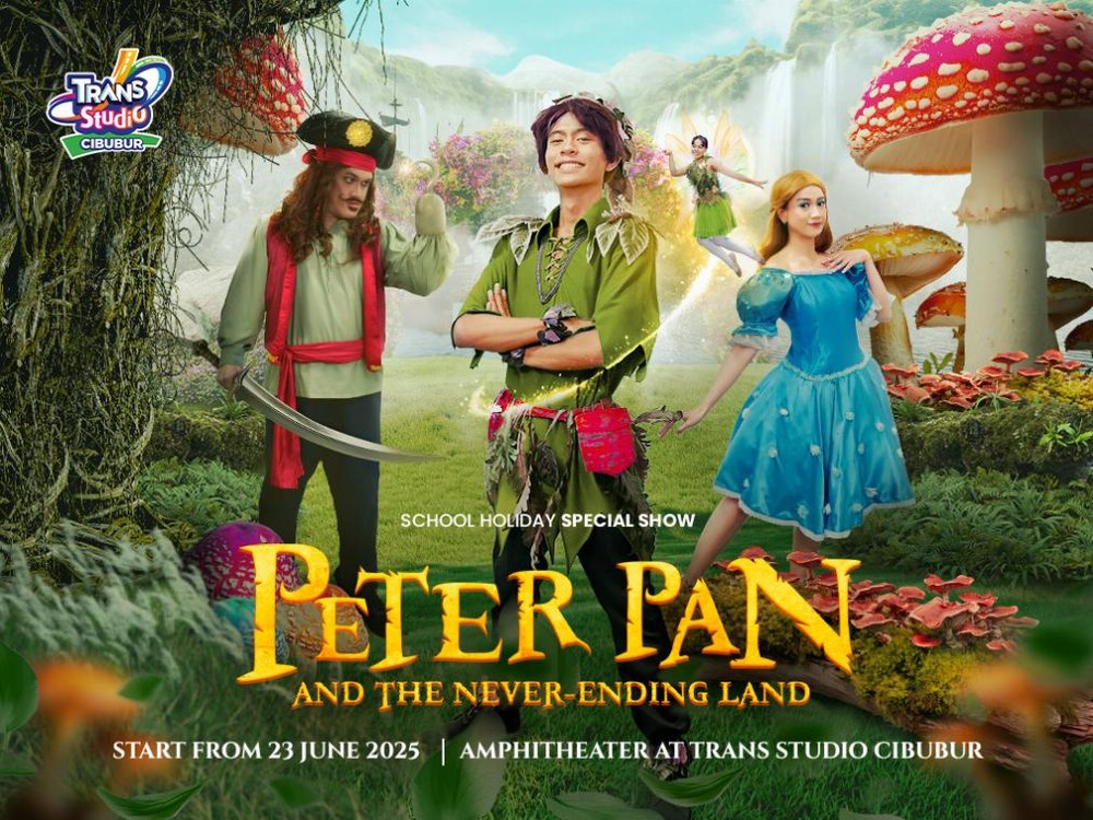 Sambut Liburan Sekolah, Trans Studio Cibubur Hadirkan Show Baru: Peter Pan And The Never-Ending Land