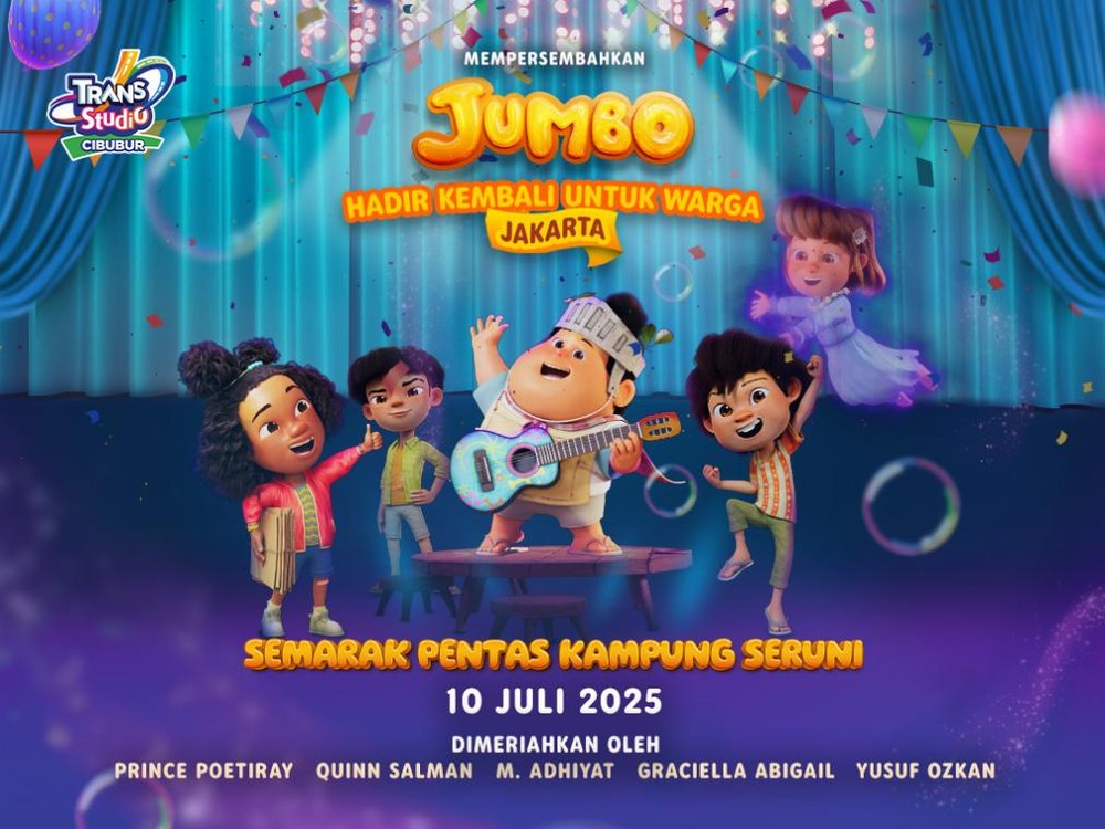Jumbo Hadir Kembali untuk Warga Jakarta dalam ‘Semarak Pentas Kampung Seruni’ di Trans Studio Cibubur