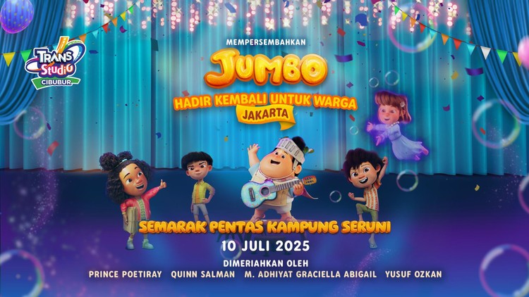 Jumbo Hadir Kembali untuk Warga Jakarta dalam ‘Semarak Pentas Kampung Seruni’ di Trans Studio Cibubur