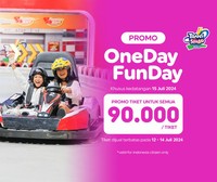Satu Hari Main Wahana Sepuasnya Cuma 90RB Pakai Promo #OneDayFunDay!
