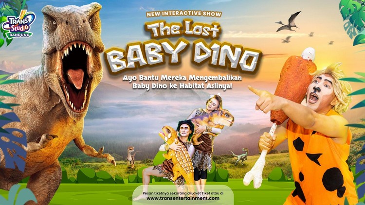 The Lost Baby Dino, Pengalaman Baru Berpetualang Bersama Makhluk Prasejarah di Trans Studio Bandung