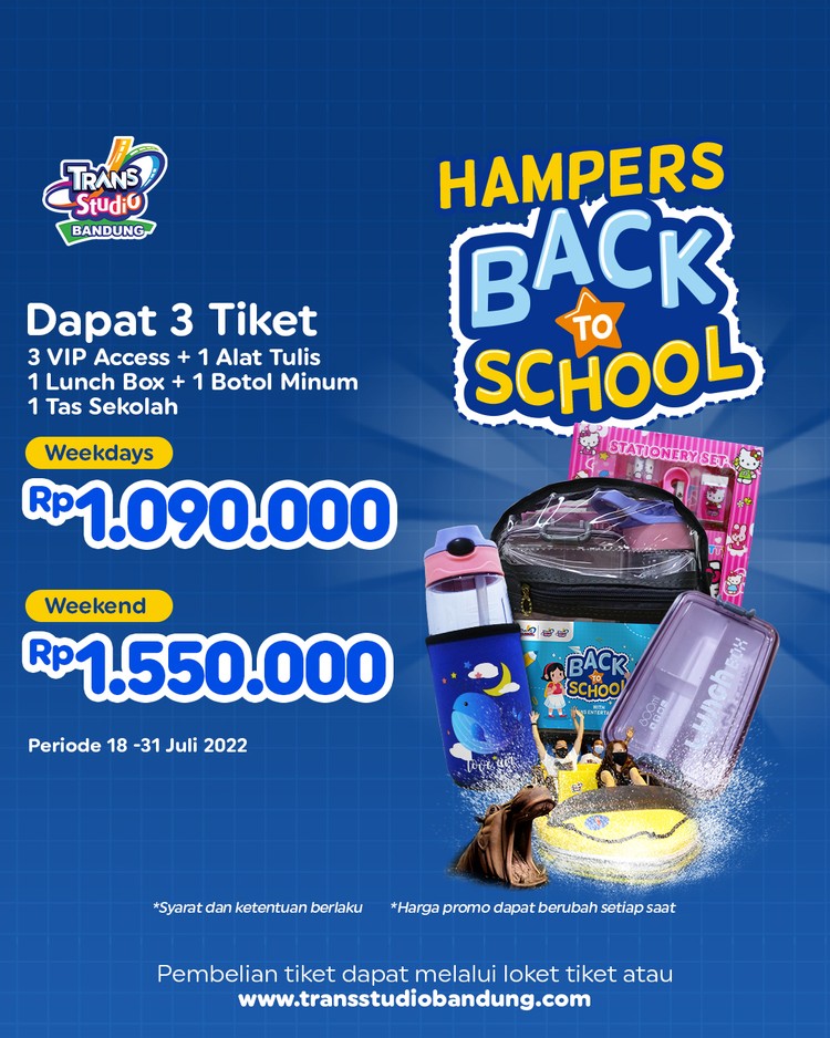 Belajar Itu Menyenangkan bersama Trans Studio Bandung Back To School