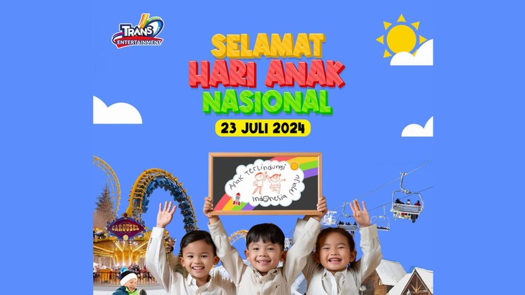 Rayakan Hari Anak di Trans Studio Bandung, Promo Spesial 3 Hari Buy One Get One Free!