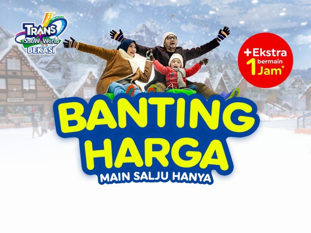Trans Snow World Bekasi Banting Harga Untuk Temenin Liburan Kamu!