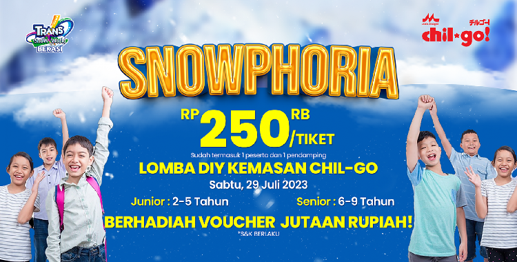 SNOWPHORIA di Trans Snow World Bekasi, Mengajak si Kecil Berkreasi dan Bermain