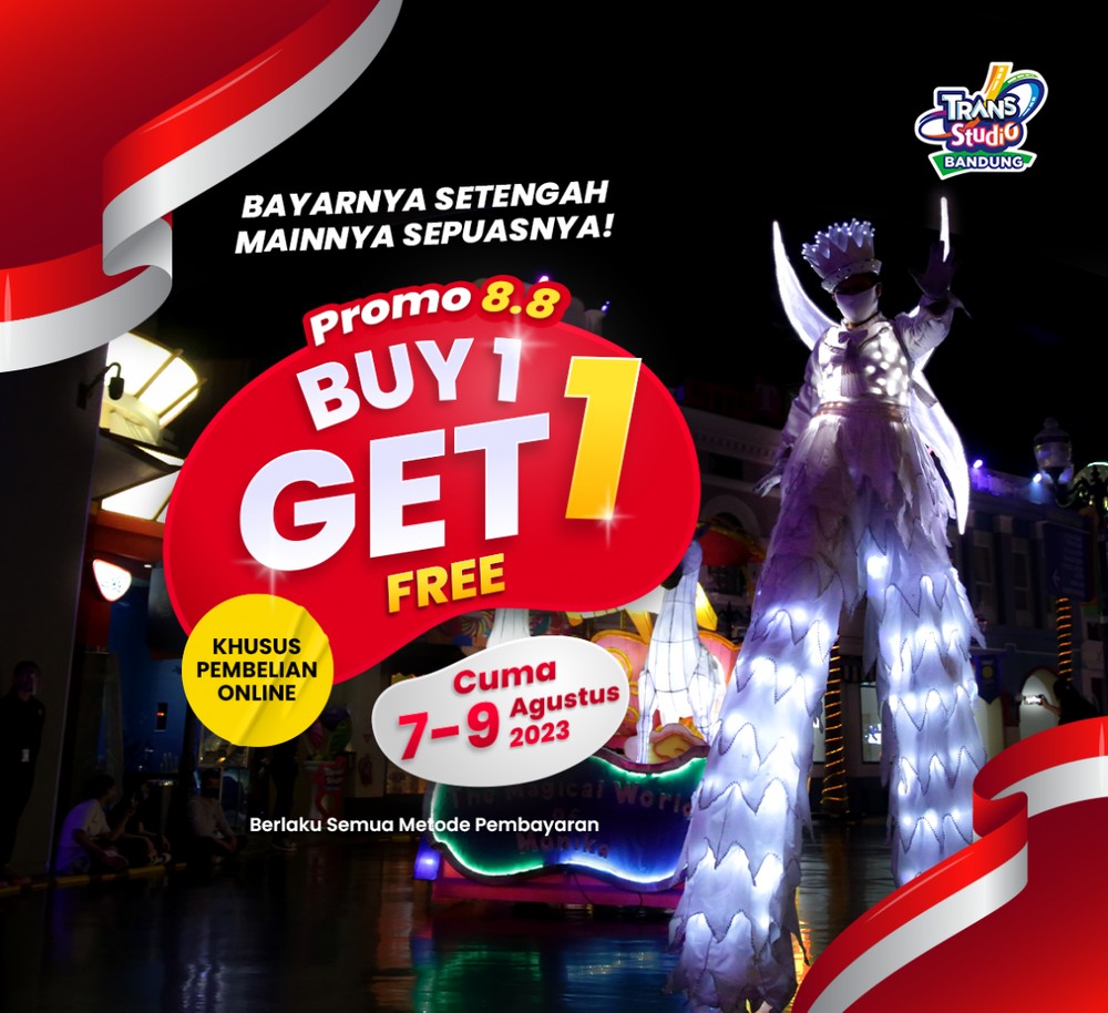 Manfaatkan Promo Spesial 8.8 di Trans Studio Bandung untuk Liburan Seru Bersama Keluarga