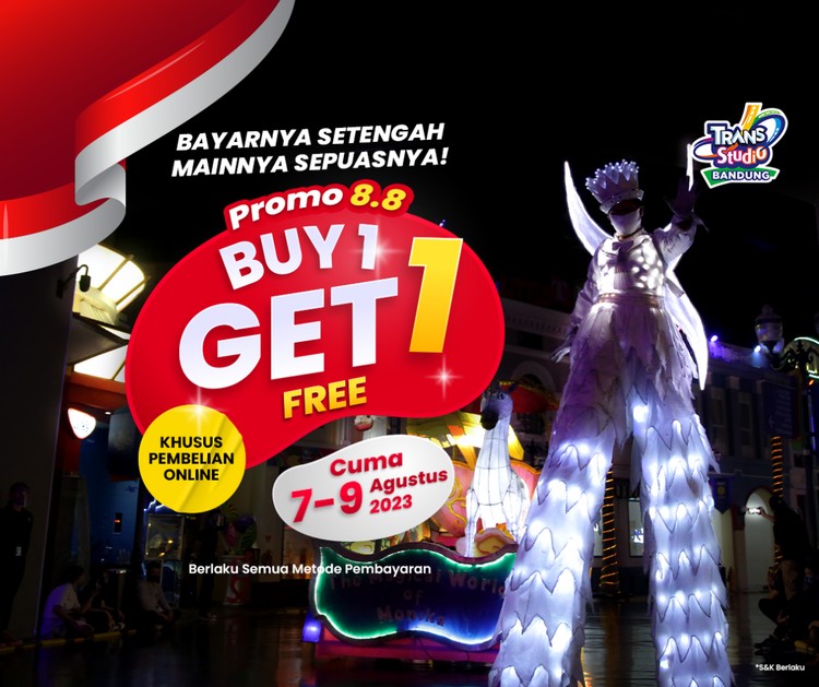 Manfaatkan Promo Spesial 8.8 di Trans Studio Bandung untuk Liburan Seru Bersama Keluarga