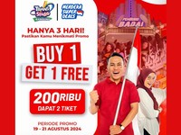 Merdeka Super Deal! Cuma 3 Hari Nikmati Serunya Trans Studio Bandung dengan Harga Spesial