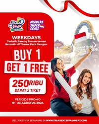 PROMO BUY 1 GET 1, MERDEKA SUPER DEALS!