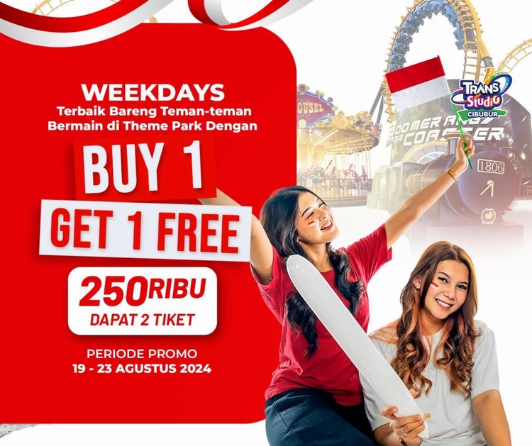 PROMO BUY 1 GET 1, MERDEKA SUPER DEALS!