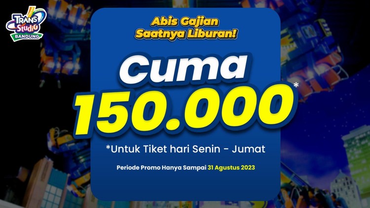 Spesial Untuk Kamu! Promo Payday Agustus di Trans Studio Bandung