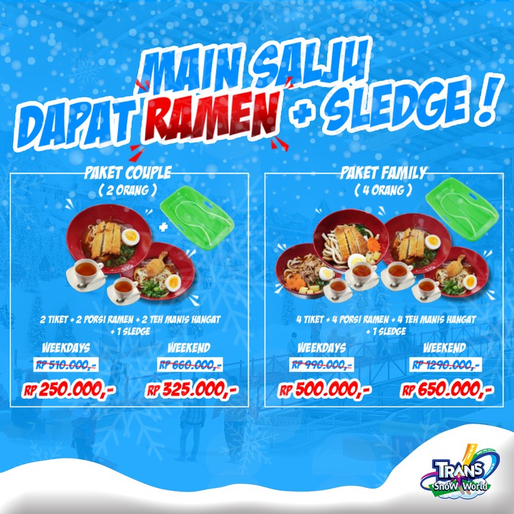 Main Salju Gratis Ramen