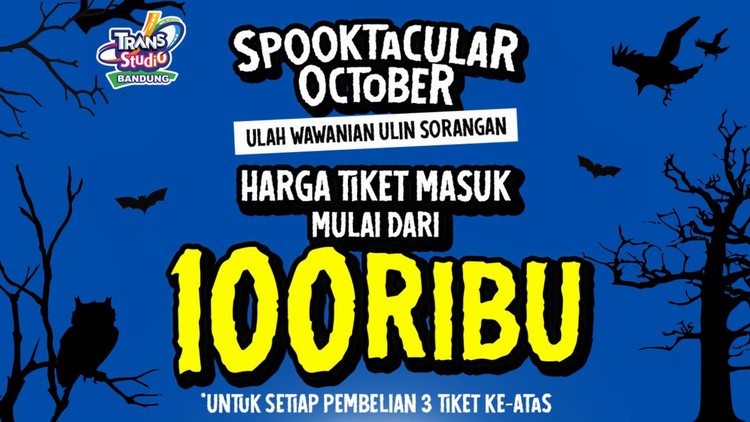 SPOOKTACULAR OCTOBER di TRANS STUDIO BANDUNG