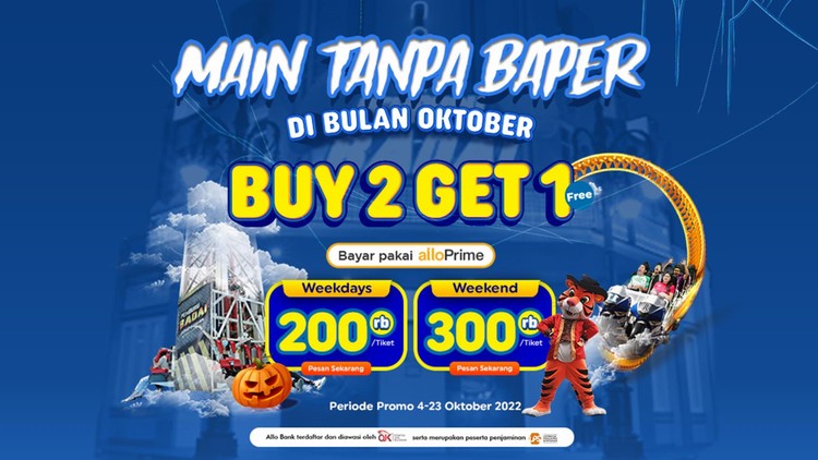 Main Tanpa Baper di Trans Studio Bandung
