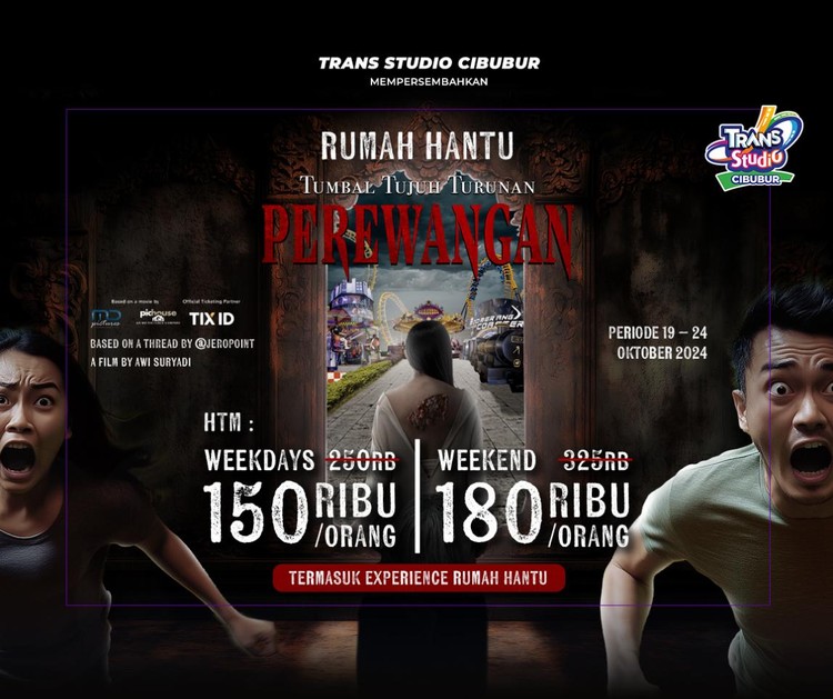 [SPECIAL HALLOWEEN] RUMAH HANTU PEREWANGAN DI TRANS STUDIO CIBUBUR!