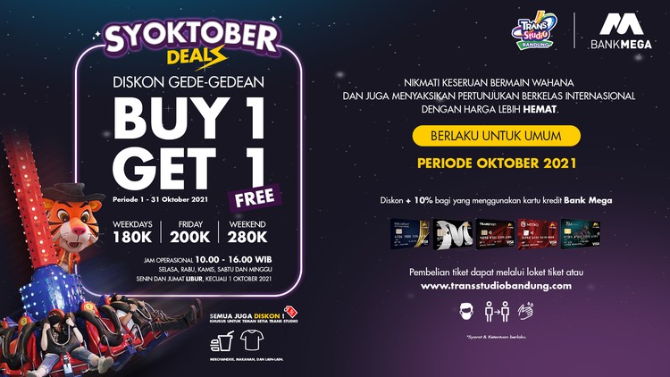 SYOKTOBER DEALS di TRANS STUDIO BANDUNG